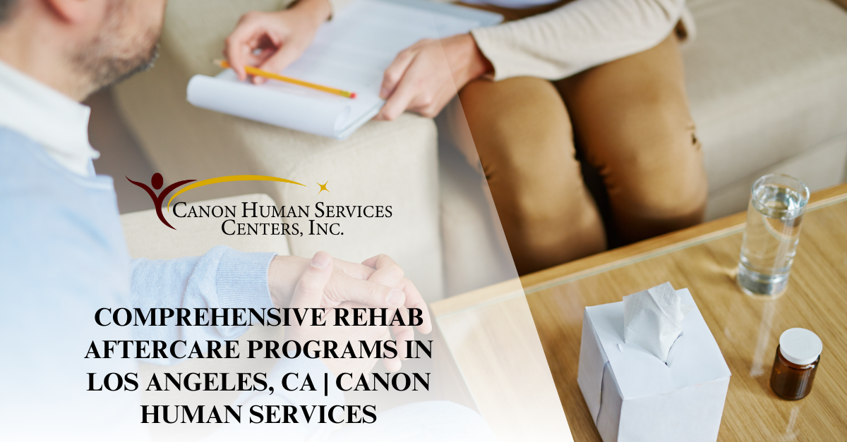 comprehensive rehab aftercare programs in los angeles ca canon human services